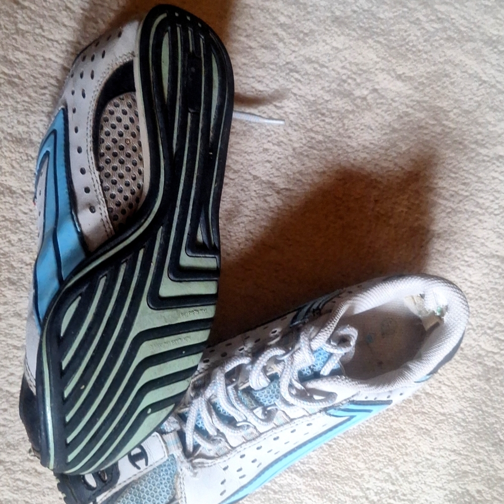 Athletic shoes Champion  Size 5.5  Blue and gray